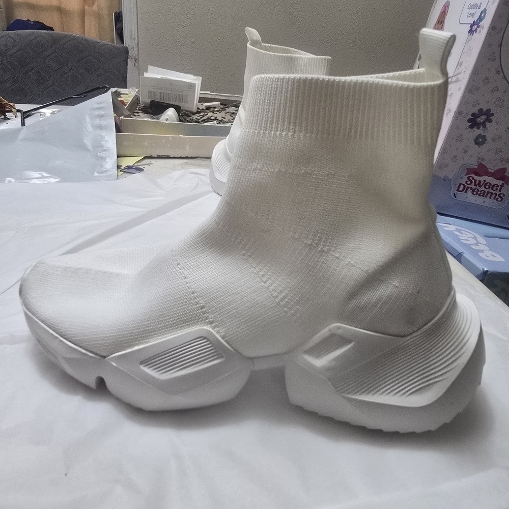 White Sock Sneakers